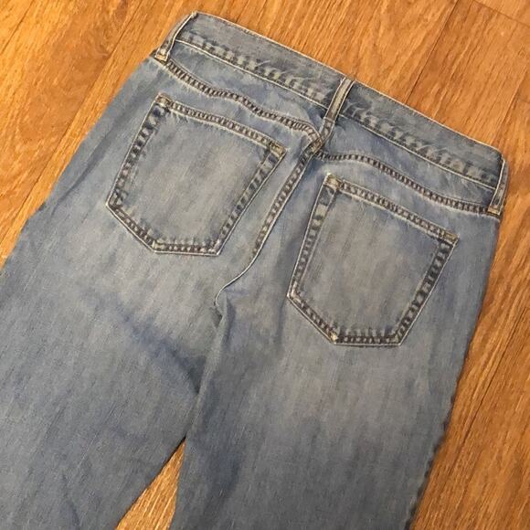 Old Navy Blue and White Light Wash Famous Jeans Bootcut Size 31 / 30 - Picture 6 of 9